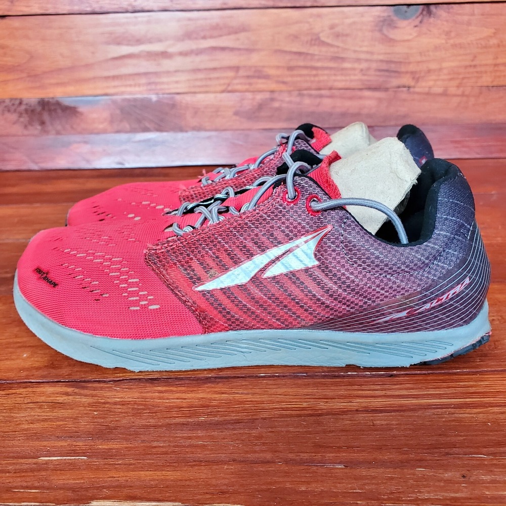 Altra Vanish-R Shoes Men 5 Women 6.5 Red Athletic Running Sneakers Foot Shape